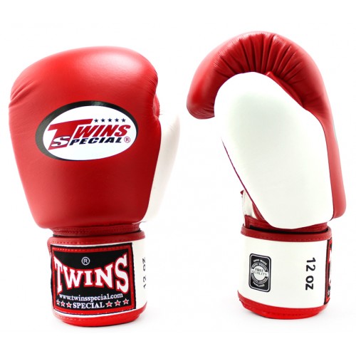Боксерские перчатки Twins Special (BGVLA-2-2T red/white)
